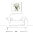 thumbnail image 3 of Creative Products Elephant with Greenery 20x20 Canvas Wall Art, 3 of 5