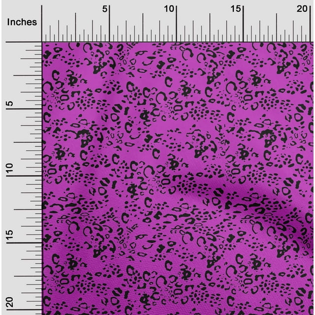 oneOone Velvet Purple Fabric Animal Skin Sewing Craft Projects Fabric Prints By Yard 58 Inch Wide-WTY