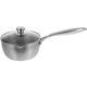 thumbnail image 1 of Honeycomb Sauce Pan Butter Melting Pot for Home Cooking with Ergonomic Handle in Silver Stainless Steel 1Pcs, 1 of 4