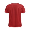 thumbnail image 4 of Chririnla Croatia Flag Mens Jerseys Summer Youth Soccer Training Shirts Quick Dry Classic Short Sleeve Crew Neck Tops Lightweight Soccer Fans Jersey S-4XL, 4 of 6
