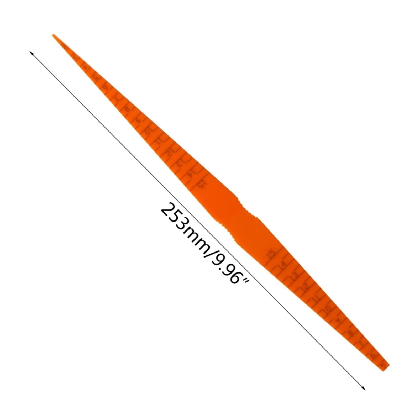 Taper Gauges Tool Panel Clearance Alignment Gauges Car Vehicle Measuring Tool Taper Feeler Gauges Measuring Tool, Orange ,Easy to Use