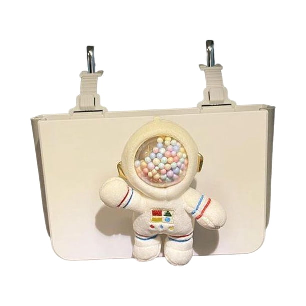 Organizador de basura universal, impermeable y plegable para el asiento trasero del coche. Astronauta