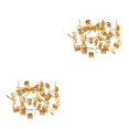 thumbnail image 3 of bedienty 100 Sets Ear Stud Tray Making Findings Earrings Stoppers Bottom Craft Hypoallergenic Earring Accessory Adults Using Gold Color/ 5mm 2Set, 3 of 6