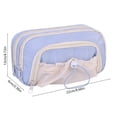 thumbnail image 4 of Under $1 Pencil Case, Drawstring Large Capacity Multi-Layer Fabric Pen Pouch, Stain-Resistant Stationery Organizer for Junior College by PALIFEUR, 4 of 8