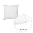 thumbnail image 3 of Farmhouse Set of 2 Decorative Throw Pillow Solid Color 20" x 20" White Square for Couch, Bedding, 3 of 4