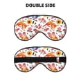 thumbnail image 2 of Disketp Flowers Birds And Butterflies Print Sleep Mask-Eye Mask for Sleeping,Comfortable & Super Soft Eye Mask with Adjustable Strap,Travel Eye Mask, 2 of 7