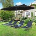 thumbnail image 2 of CorLiving Bertha 15ft Double Patio Umbrella, 2 of 9