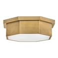 thumbnail image 6 of 46993HB Hinkley Lighting Facet - 30W 3 LED Medium Flush Mount-5 Inch Tall and 17.5 Inch Wide-Heritage Brass Finish, 6 of 7