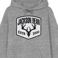 thumbnail image 7 of Jackson Dean Singer Songwriter Est. 2000 Men's Heather Gray Graphic Hoodie - Medium, 7 of 7