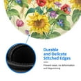 thumbnail image 5 of Disketp Sunflower Cornflower Poppy Small Mouse Pad 7.9x7.9 Inches,Washable Round Mousepad For Office Laptop Computer,Non-Slip Rubber Base Mouse Pads For Wireless Mouse, 5 of 9