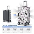 thumbnail image 6 of Bixox Washable Cowboy Printed Luggage Cover, Fashion Suitcase Protector Fits for Medium luggage, 6 of 8