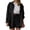 short sets 20#Black, variant on WAYUTE Shorts Sets Women 2 Piece Outfits Casual Long Sleeve Button Down Solid Color Basic Shirt Top and Shorts Formal Summer Outfit