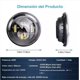 thumbnail image 5 of 2pcs Faro Led 7'' Redondo Para Jeep/moto/ojos De Ángel, 5 of 8