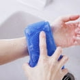 thumbnail image 3 of Body Silicone Brush for Bathroom, Scrub Cleaning Tool, Stain Removal Bath Belt, Exfoliating Sponge, Shower Back Brush, 60cm, 70c, 3 of 5