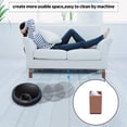 thumbnail image 4 of Furniture Risers 2 Inch. Bed Raisers Square Brown 5cm Sofa Riser. Adhesive Bed Riser. Table Riser. Chair Riser 4-Pack. for Furniture Raisers 1.4 Inches in Diameter. Heavy-Duty Couch Extends, 4 of 5
