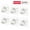 6Pcs Transparent, variant on SKYCARPER Curtain Rod Holders No Drill Self Adhesive, 2 Count