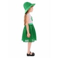 thumbnail image 6 of St Patricks Day Tutu Skirt for Toddler Girls Irish Shamrock Print Mesh Tutu Dress Party Skirts Hat 2 PC Performance Dresses Outfit X01-Green 4-5 Years, 6 of 6