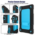 thumbnail image 6 of FIEWESEY for Lenovo Tab P11 2nd Gen Tablet Case,Shoulder Strap Soft Silicone&Hard Back Hybrid Shockproof Kids Friendly Protective Case for Lenovo Tab P11 2nd Gen 11.5"(TB350FU/350XU)(Black/Blue), 6 of 6