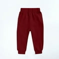 thumbnail image 3 of Cethrio Boys Graphic Sweatpants, Warm Elastic Waist Running Drawstring Jogger Pants Red Size 3-4T, 3 of 3