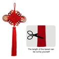 thumbnail image 4 of Jiibva Chinese New Year Tassel Knot Traditional Red Lucky Oriental Pendant Ornaments Spring Festival Hanging Home Decor, 4 of 7