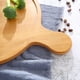 thumbnail image 4 of Bamboo Pizza Board, Pizza Tray, Round Pizza Dish, Pizza Tray with Handle, Used for Baking Pizza, Bread, Cutting Fruit, Vegetable, Cheese, 4 of 5