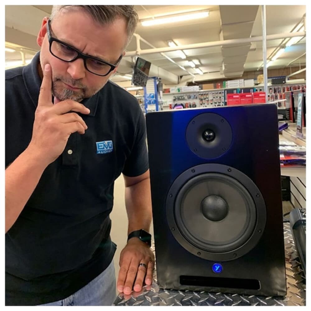 YORKVILLE YSM8 High Quality Powered Studio Reference Monitor - 8" Woofer, 1" Dome Tweeter - Quick Shipping Available