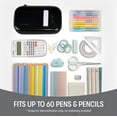 thumbnail image 6 of ZIPIT Lock Pencil Case | Lockable Tin Box | Large Capacity Black Pencil Box, 6 of 7