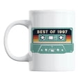 thumbnail image 1 of Best of 1997 feat. Retro Cassette Tape, Birth Year Coffee & Tea Mug (11oz), 1 of 6