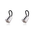 thumbnail image 3 of Lazos para el cabello Qarigey Alta elasticidad Anillo de cola de caballo ajustable Plata, 3 of 6