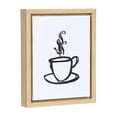 thumbnail image 1 of Toile artistique encadrée Coffee 1 de hometrends, 1 of 4