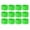 Green, variant on Stcellnmex Silicone Slap Bracelets Blank Soft Green Wrist Snap Bands DIY Painting Craft Accessories for Birthday Halloween Christmas Party 12 Pcs Pack