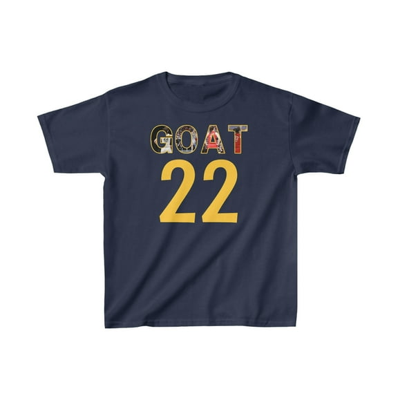 The GOAT 22 Caitlin Clark 22 Energy women's basketball Kids Cotton Tee