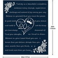 thumbnail image 2 of 20th Birthday Decorations for Women Blanket,20th Birthday Gifts for Women Idea,20 Year Old Birthday Gifts for Her,Best 20 Birthday Gifts for Women/Her Blue Blanket 60x50, 2 of 7