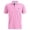 Pink, variant on HOWPAY Mens Polo Shirts Short Sleeve Solid Color Casual Collared Basic Tees Stretch Lightweight Classic Button Workout Summer Polo T-Shirts Black L