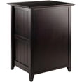 thumbnail image 6 of Winsome Burke 2-Drawer Transitional Solid Wood File Cabinet in Coffee, 6 of 11