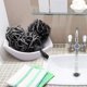 thumbnail image 4 of Esponja de baño, ducha, lufas, bolas, puf de malla, depurador corporal de espuma fácil, 4 of 5