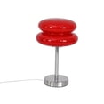 thumbnail image 2 of Lámpara de mesa nórdica con forma de tarta de huevo y champiñones, luz nocturna, atmósfera romántica, LED de escritorio rojo, 2 of 9