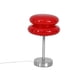 thumbnail image 2 of Lámpara de mesa con forma de tarta de huevo y champiñones, moderna y decorativa, ideal para el hogar. rojo, 2 of 9