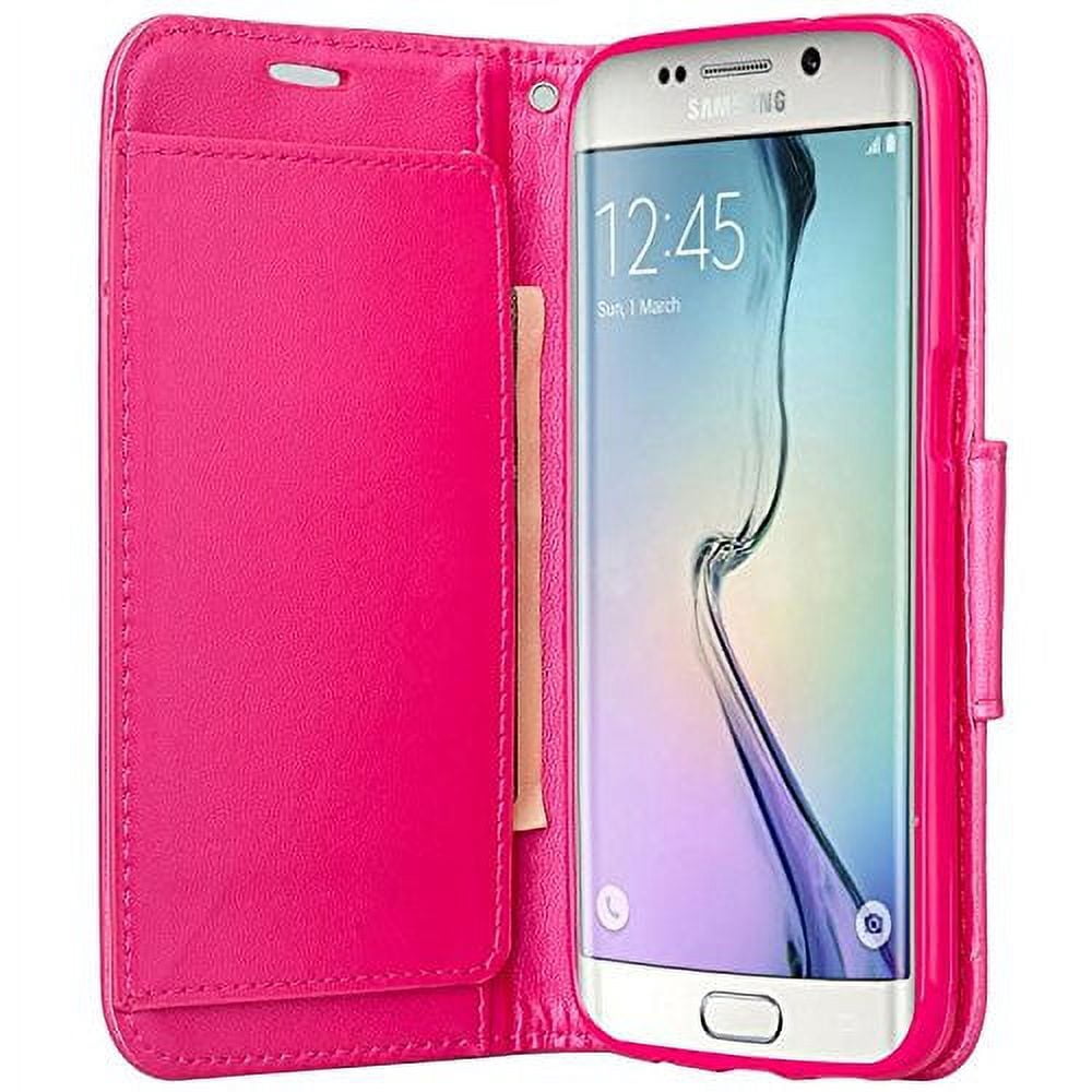SumacLife Portfolio Design Wallet Case Specifically Designed for Samsung Galaxy S7
