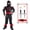 Black, variant on Ninja Costume Kids Ninja Muscle Costumes Boys Ninja Set Accessories Best Children Gift(kids)