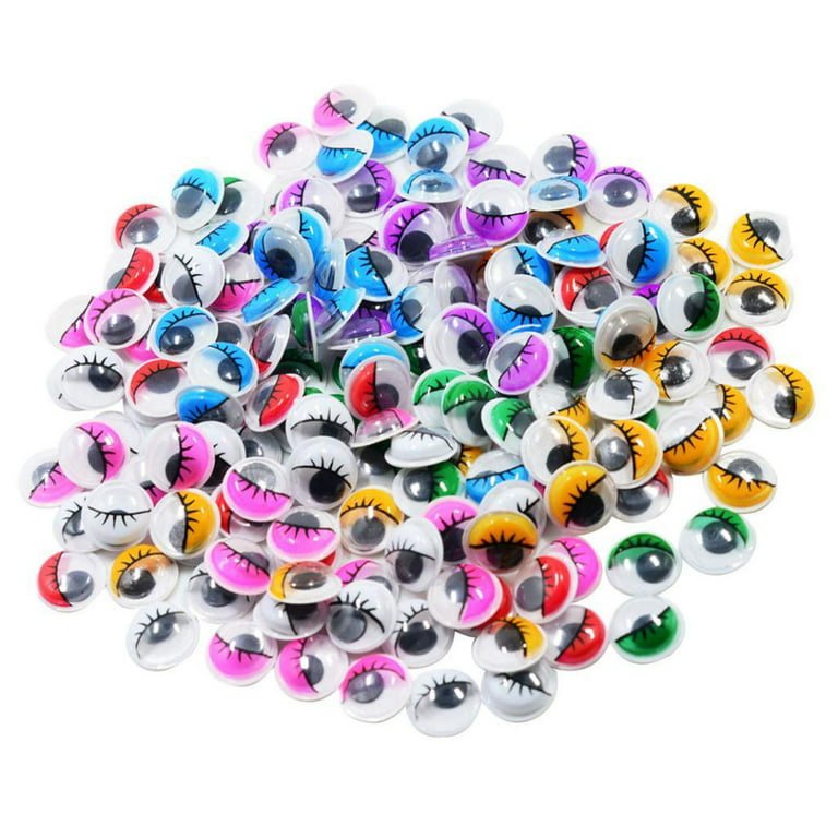 168 Pieces 12mm Wiggle Googly Eyes with Self-adhesive DIY Crafts 