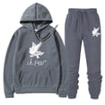 thumbnail image 4 of Sudadera con capucha de Lil Peep para hombre y mujer, sudadera con capucha y sudadera con capucha, sudadera con capucha, conjunto de 2 piezas de sudadera y pantalones deportivos para hombre, 4 of 5