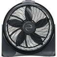 thumbnail image 2 of Lasko 20" Cyclone 4-Speed Fan with Remote Control - 20" Diameter - 4 Speed - Carrying Handle, Pivot, Timer - 23.2" Height x 6.8" Width - Black, 2 of 8