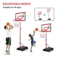 thumbnail image 6 of Kids Basketball Hoop Adjustable Height 3.01FT-5.64FT, Mini Toddler Basketball Hoop for Kid Boys, Basketball Goal Toys Outdoor Indoor, Boys Girls Toy Gifts for 3 4 5 6 7 8, 6 of 8