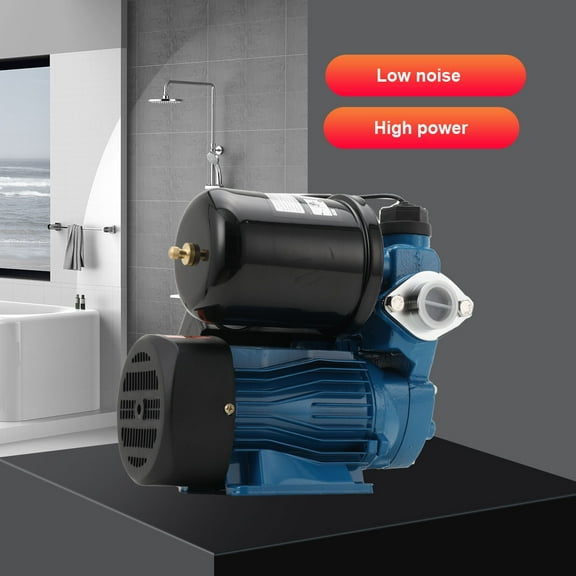 SUDEG Water Pressure Booster Diaphragm Pump 110V AC for House, Water Transfer Pump with Plug for Bathroom Kitchen Irrigation Spray