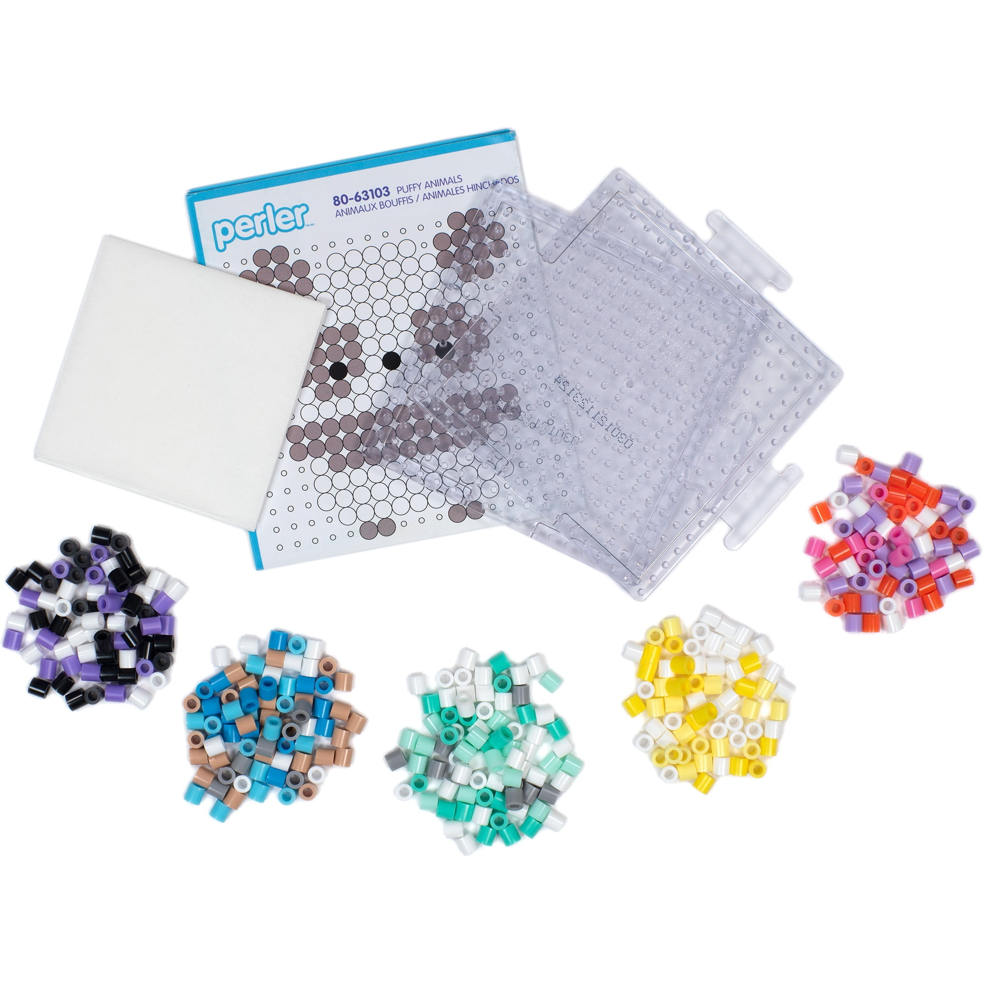 Perler® Beads Puffy Animals Beading Kit 