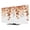 Orange, variant on Burnt Orange Botanical TV Dust Cover,Stretchable TV Screen Desktop Computer Protector Cover,Eucalyptus Leaves Pastoral Floral Television Dustproof Slipcover for 19–24 Inch Flat or Curved TVs