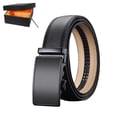 thumbnail image 1 of Ceinture Homme, Ceinture en Cuir pour HommeStyle A, Rglable Ceinture Boucle Automatique 3.5cm * 120cm (Bote incluse), Ceinture en cuir d'affaires, Va, 1 of 5