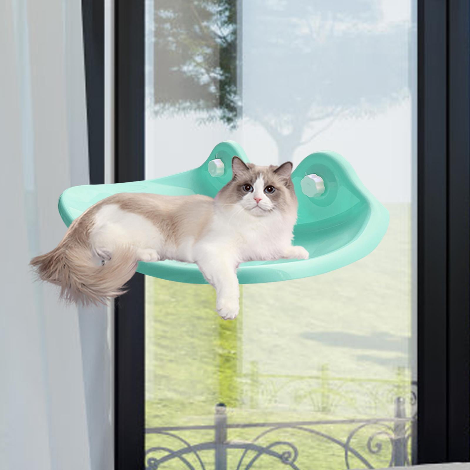Bvdfgk Cat Hammock for Window Pet Supplies Pet Furniture Accessory Professional Premium Light Blue