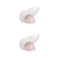 thumbnail image 1 of facefd 1/2/3/5 TureClos Storage Box Sucking Container Leaf-shaped Draining Organizer for Kitchen Bathroom light pink 2PCS, 1 of 6